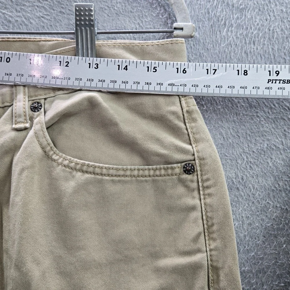 Levi's  505 Men Jeans 33x32 Beige Denim Straight‎ Pockets Mid Rise Cotton